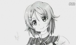 漫画少女素描,少女的纯真时光